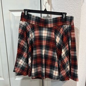 Plaid Skater Skirt